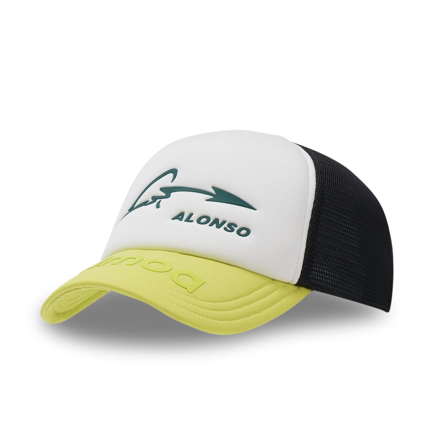 2024 KIMOA x AMF1 Trucker Tricolor Cap - Aston Martin F1 - Fueler™ - GO0S24732400 - fueler.store - Cap