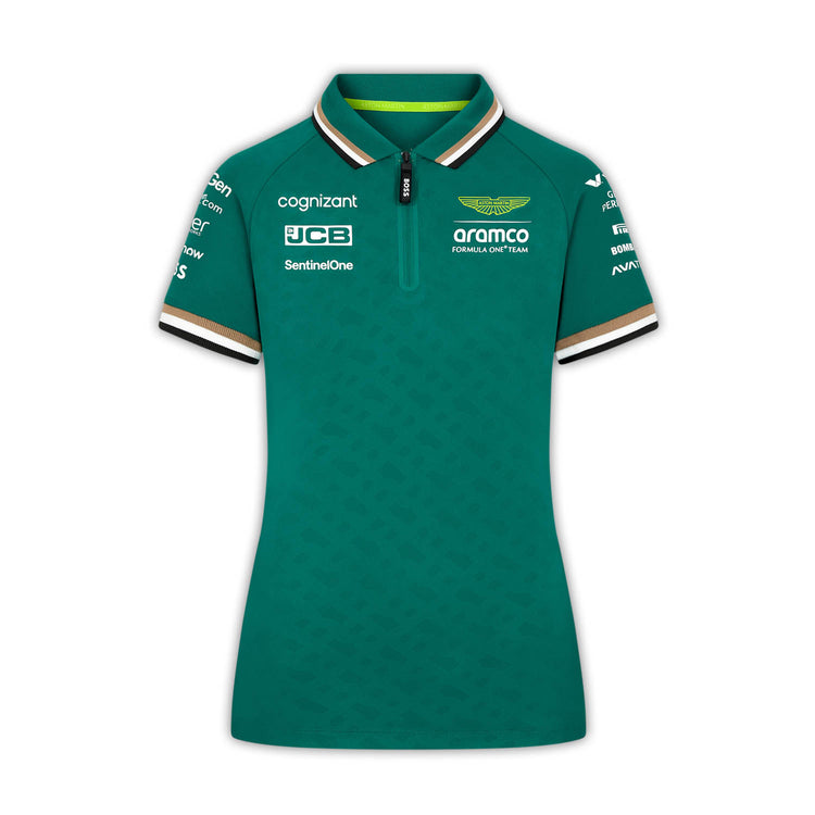 2024 Women Team Polo - Aston Martin F1 - Fueler™ - 701229256001210 - fueler.store - Polo