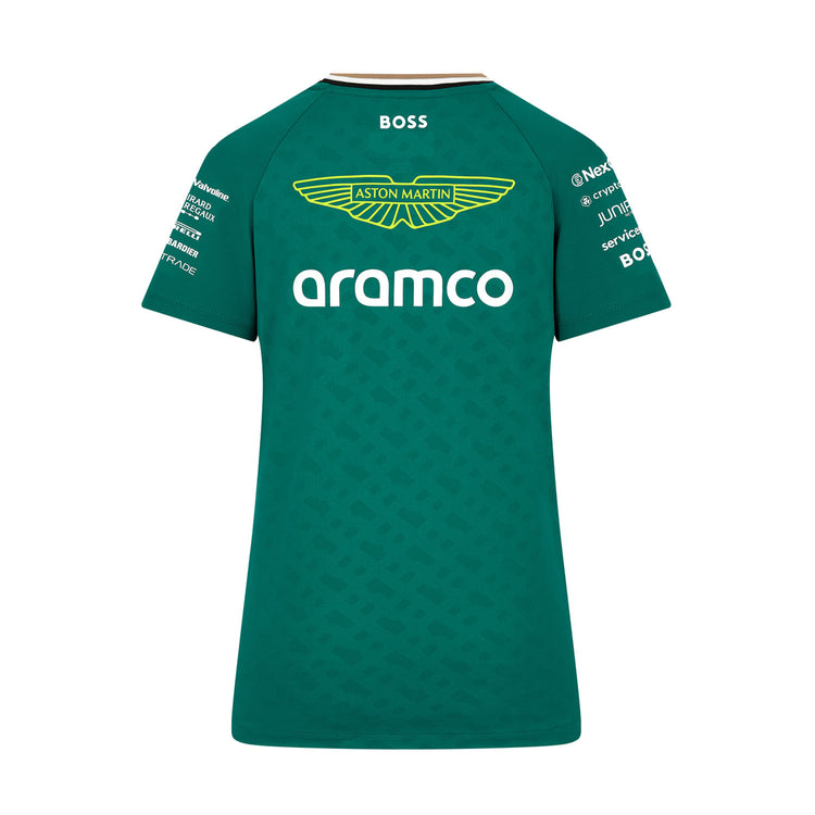 2024 Women Team T-Shirt - Aston Martin F1 - Fueler™ - 701229261001210 - fueler.store - T-Shirt