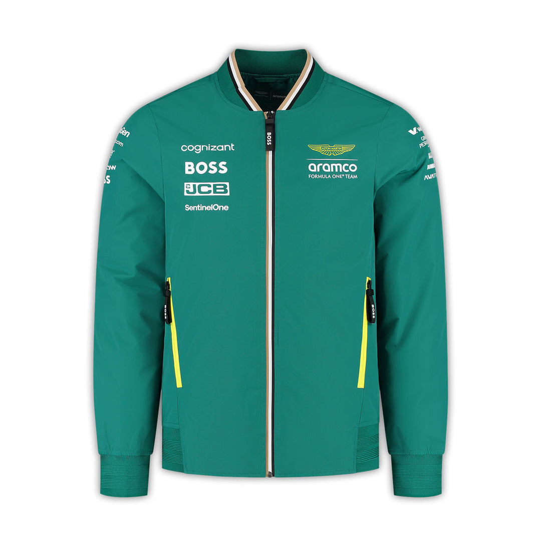 2025 Bomber Team Jacket - Aston Martin F1 - Fueler™ - 701233029001803 - fueler.store - Jacket