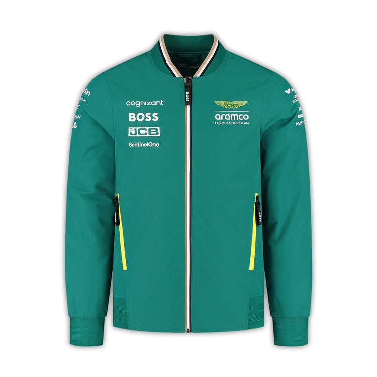 2025 Bomber Team Jacket - Aston Martin F1 - Fueler™ - 701233029001803 - fueler.store - Jacket
