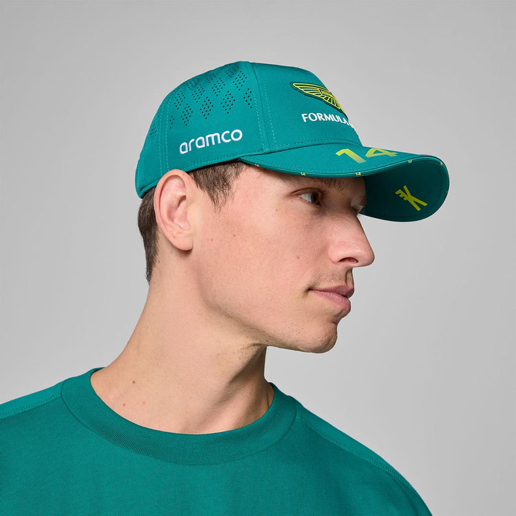 2025 Fernando Alonso Driver Cap - Aston Martin F1 - Fueler™ - 701233023001801 - fueler.store - Cap