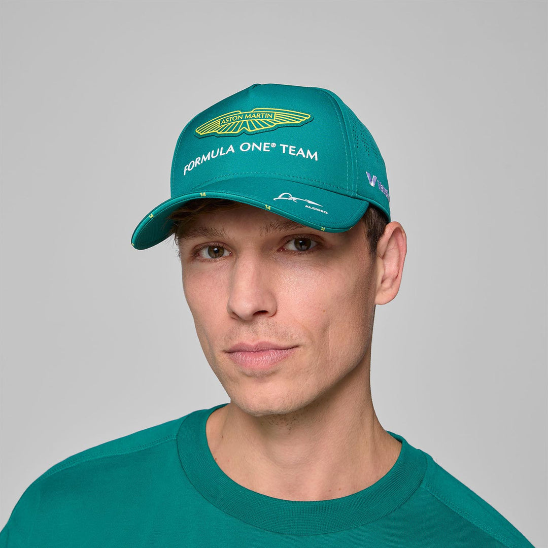 2025 Fernando Alonso Driver Cap - Aston Martin F1 - Fueler™ - 701233023001801 - fueler.store - Cap