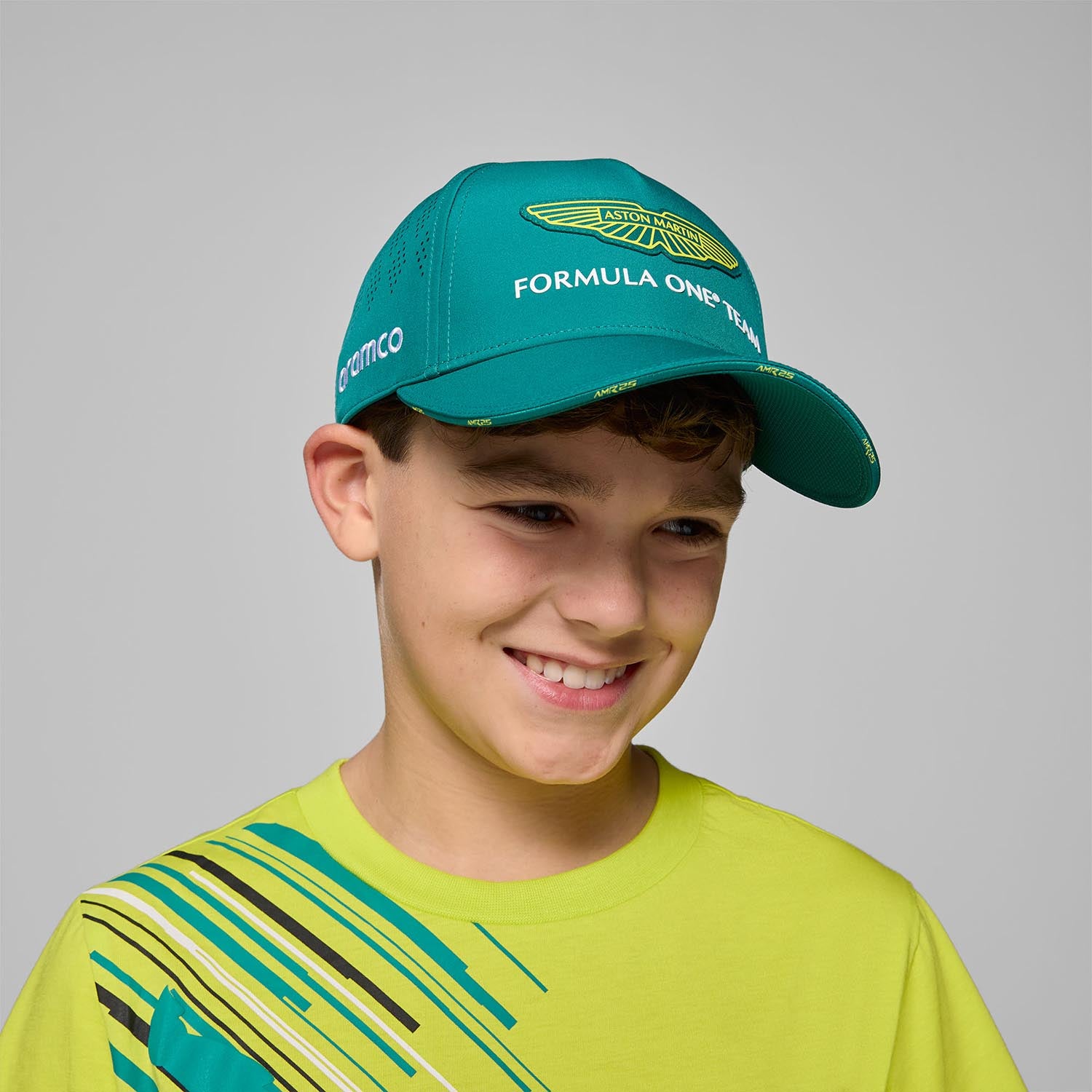 2025 Kids Team Cap - Aston Martin F1 - Fueler™ - 701233025001801 - fueler.store - Cap
