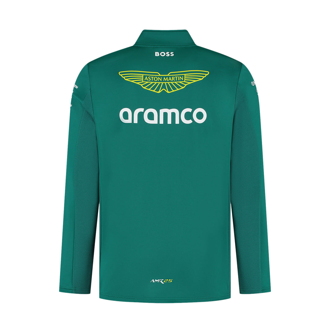 2025 Quarter Zip Sweatshirt - Aston Martin F1 - Fueler™ - 701233028001803 - fueler.store - Hoody