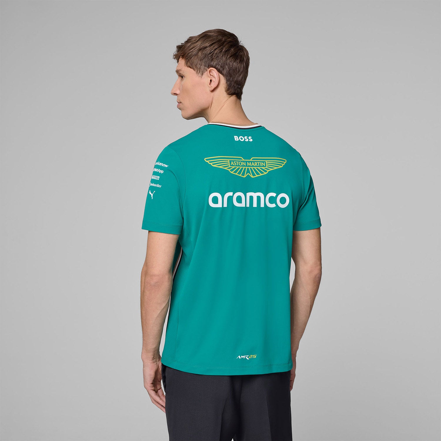 2025 Team T-Shirt - Aston Martin F1 - Fueler™ - 701233036001802 - fueler.store - T-Shirt