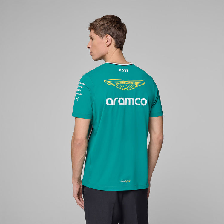 2025 Team T-Shirt - Aston Martin F1 - Fueler™ - 701233036001802 - fueler.store - T-Shirt