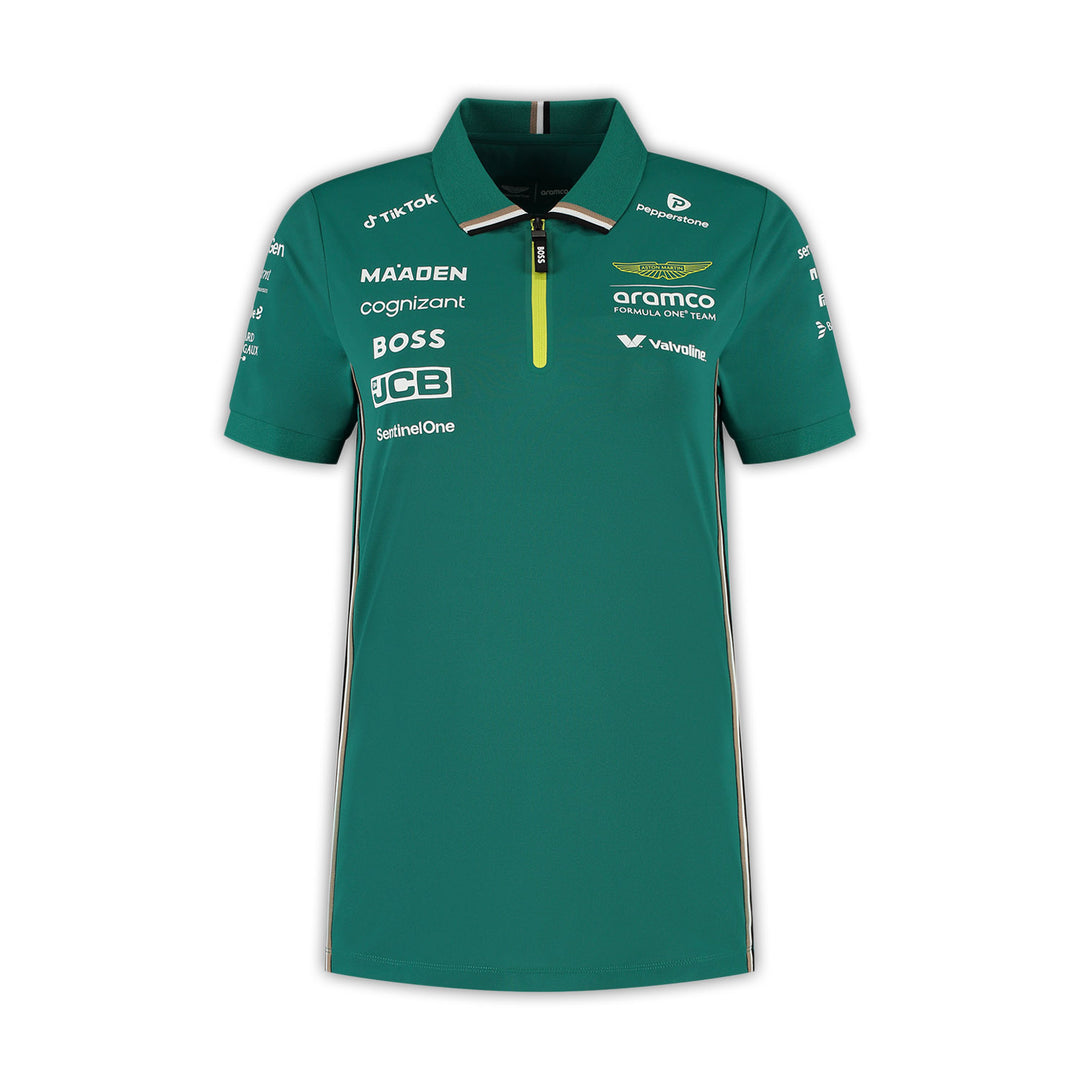 2025 Women Team Polo - Aston Martin F1 - Fueler™ - 701233032001802 - fueler.store - Polo