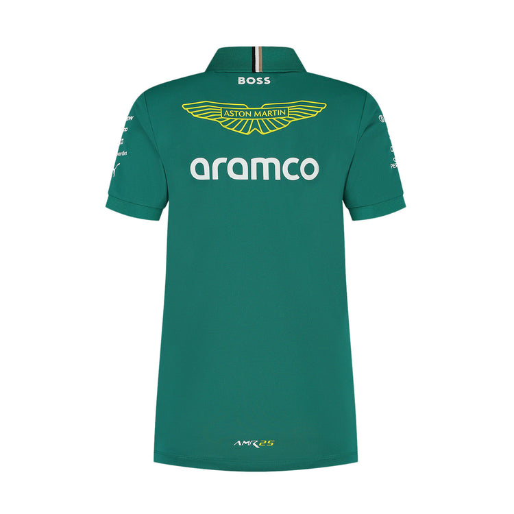 2025 Women Team Polo - Aston Martin F1 - Fueler™ - 701233032001802 - fueler.store - Polo