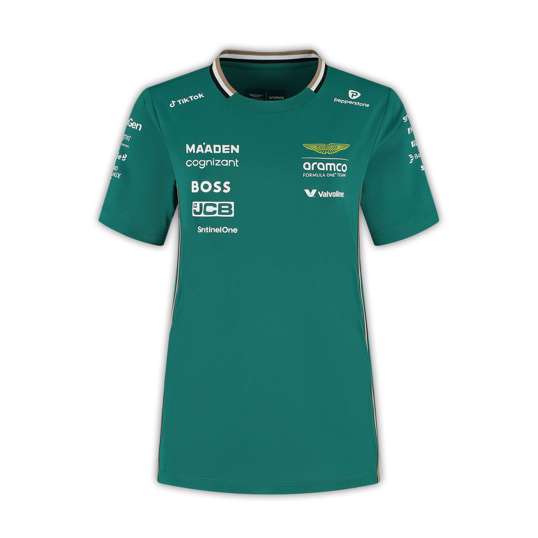 2025 Women Team T-Shirt - Aston Martin F1 - Fueler™ - 701233037001802 - fueler.store - T-Shirt