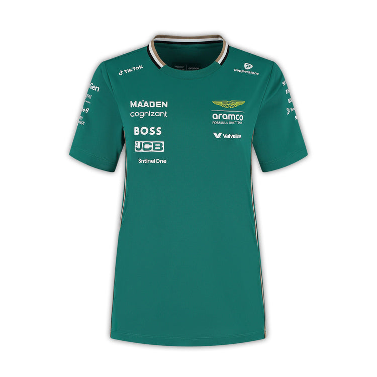 2025 Women Team T-Shirt - Aston Martin F1 - Fueler™ - 701233037001802 - fueler.store - T-Shirt