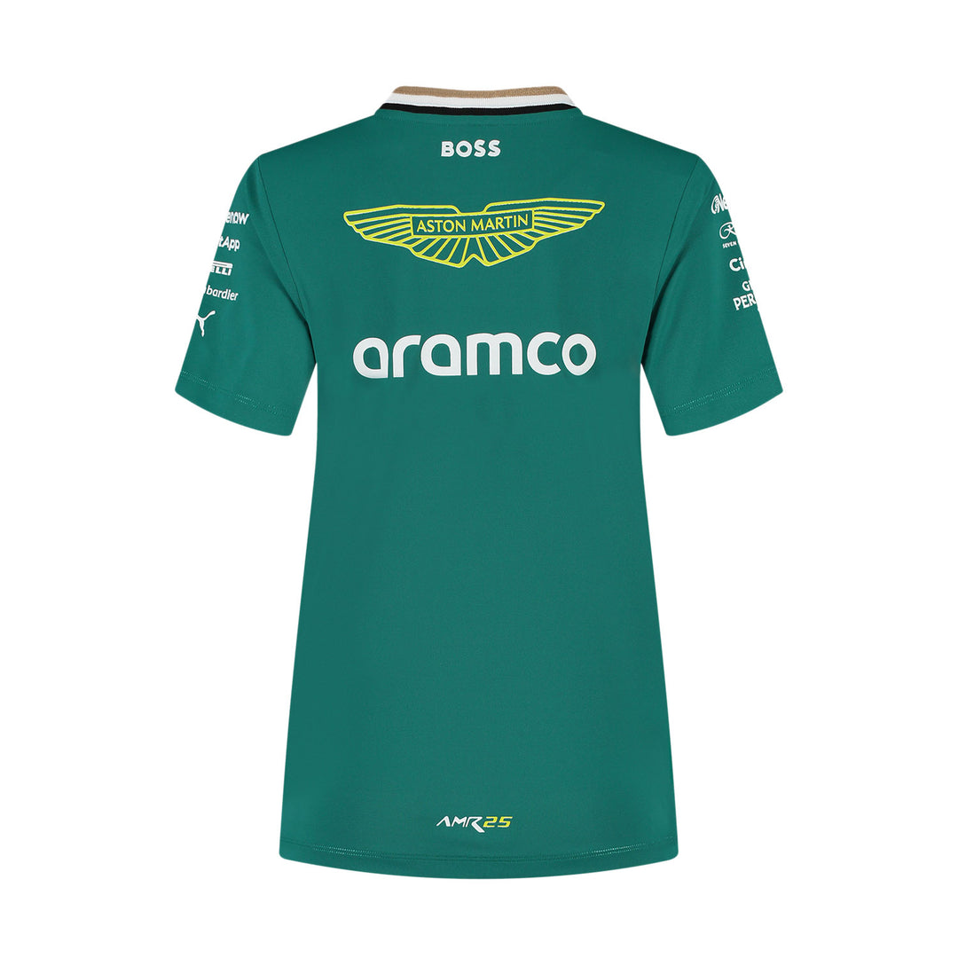 2025 Women Team T-Shirt - Aston Martin F1 - Fueler™ - 701233037001802 - fueler.store - T-Shirt