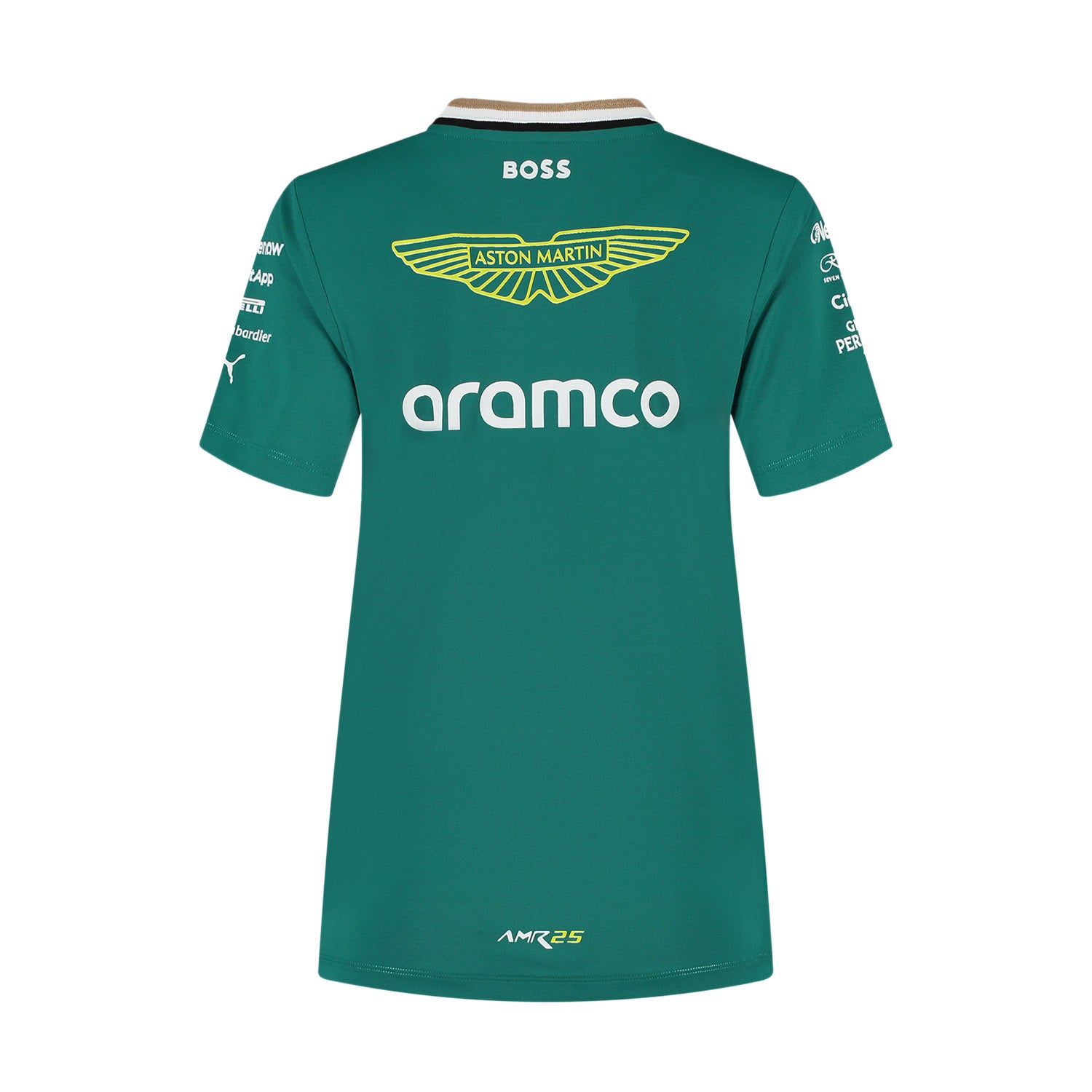 2025 Women Team T-Shirt - Aston Martin F1 - Fueler™ - 701233037001802 - fueler.store - T-Shirt