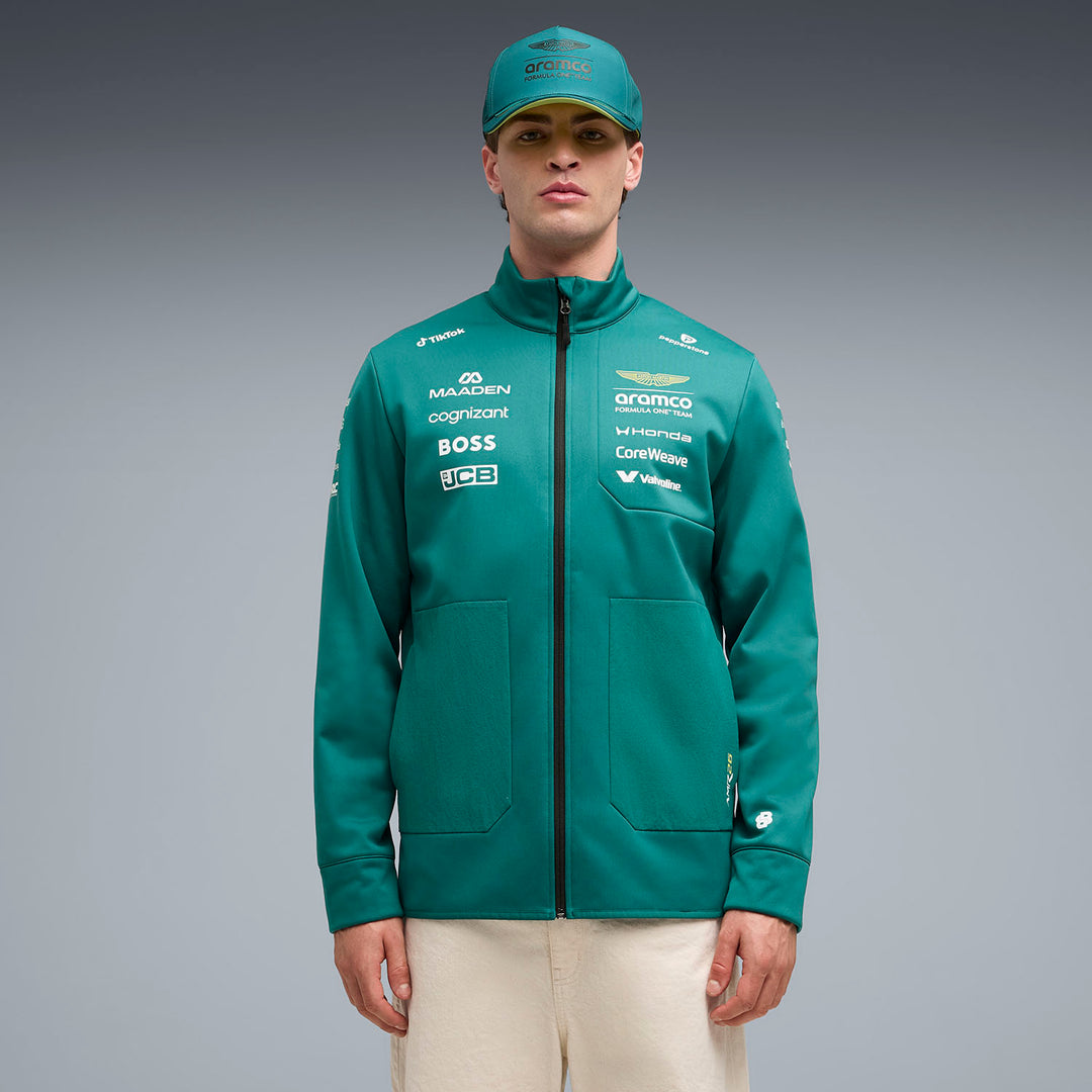 Aston Martin F1 - 2026 Team Softshell Jacket - Jacket - Fueler™ 