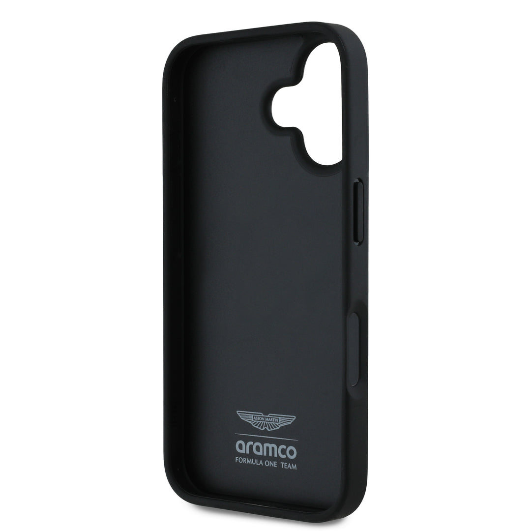 Aston Martin F1 - Alonso iPhone Case with Carbon Fiber Stripe - Accessories & Gifts - Fueler™ 