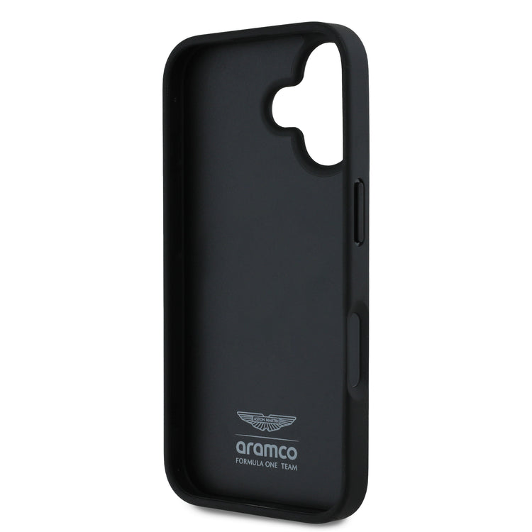Aston Martin F1 - Alonso iPhone Case with Carbon Fiber Stripe - Accessories & Gifts - Fueler™ 