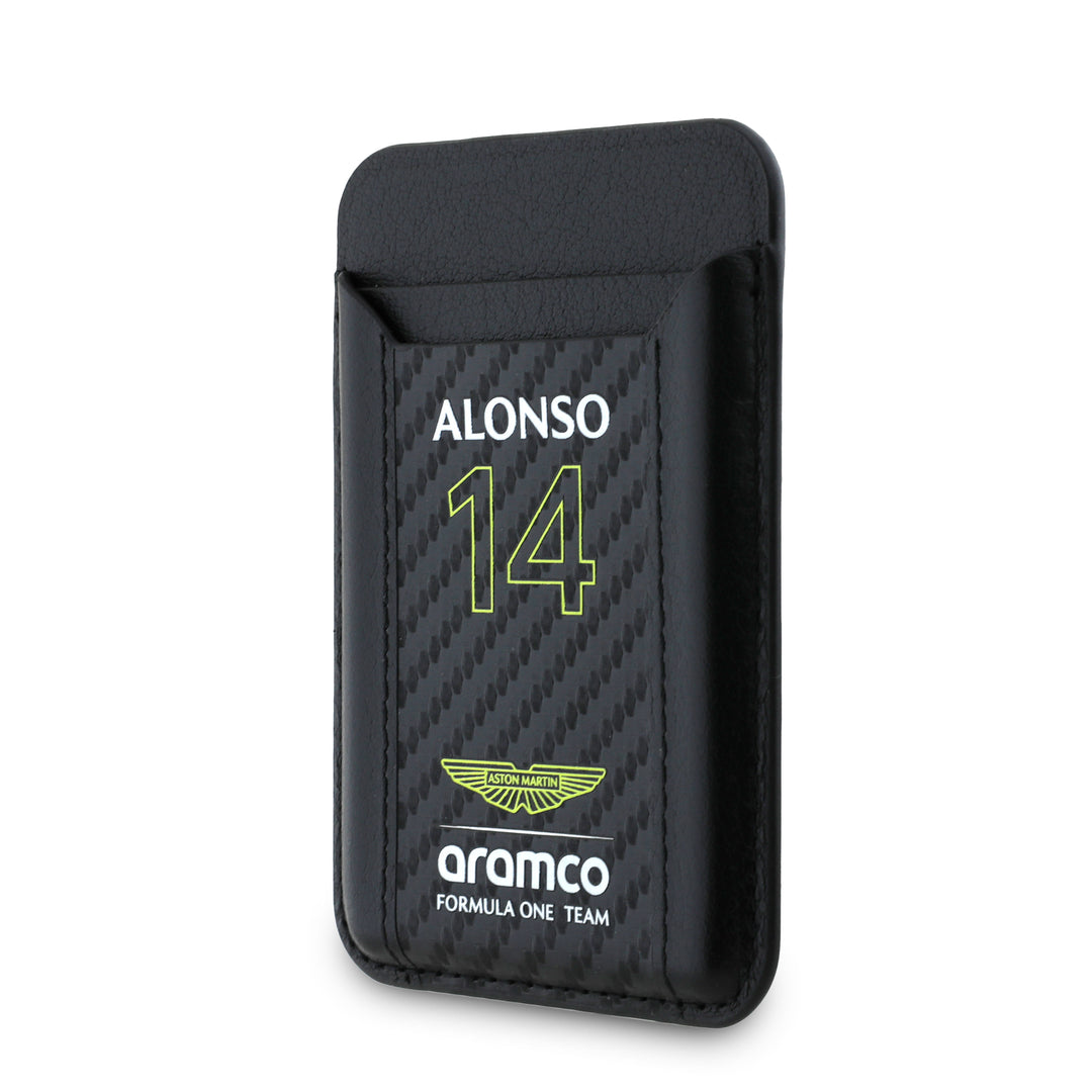 Alonso MagSafe Wallet - Aston Martin F1 - Fueler™ - ARWCSMNCEAK-8187 - fueler.store - Accessories & Gifts