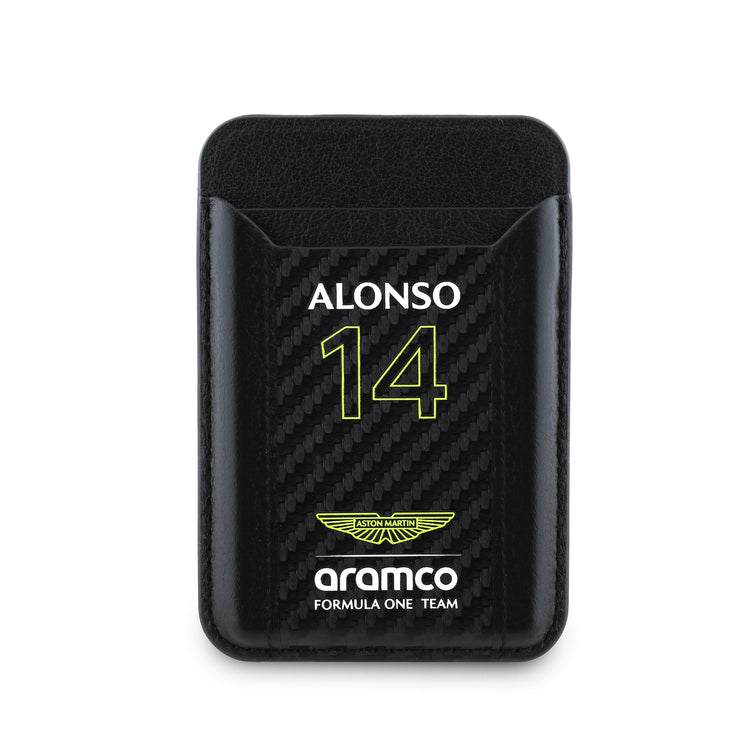 Alonso MagSafe Wallet - Aston Martin F1 - Fueler™ - ARWCSMNCEAK-8187 - fueler.store - Accessories & Gifts