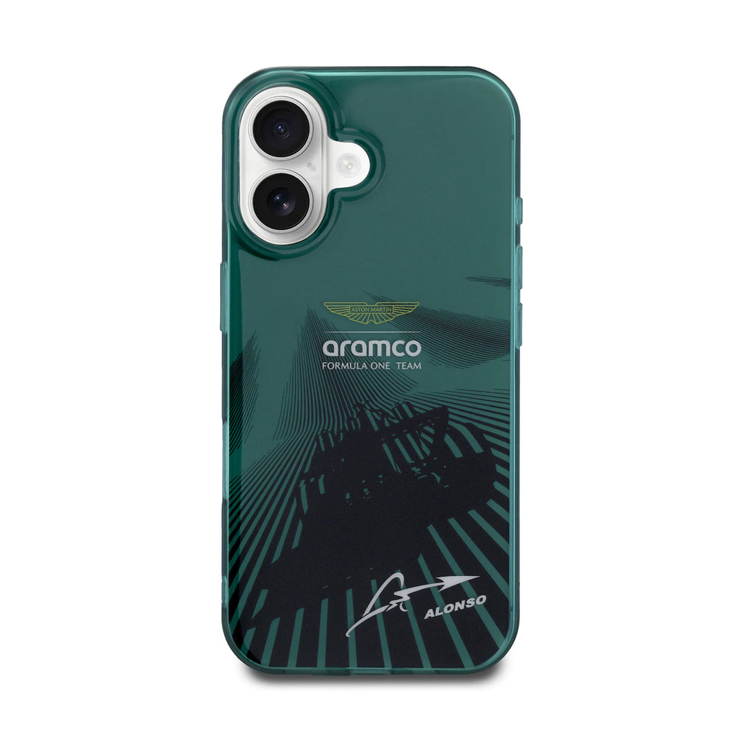 Alonso's Signature iPhone Case - Aston Martin F1 - Fueler™ - ARHCP16SUMIAN-1325 - fueler.store - Accessories & Gifts