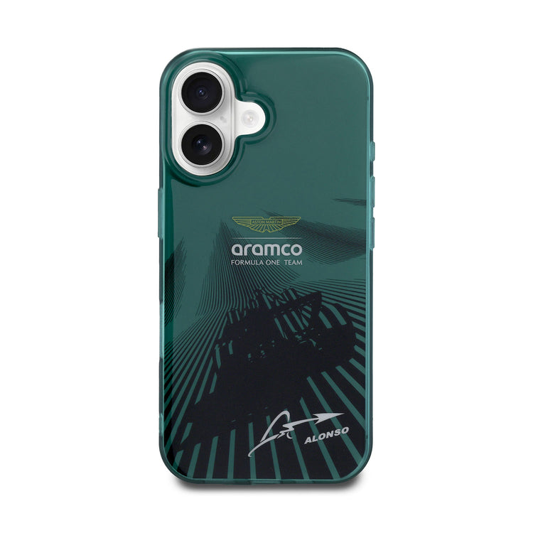 Alonso's Signature iPhone Case - Aston Martin F1 - Fueler™ - ARHCP16SUMIAN-1325 - fueler.store - Accessories & Gifts