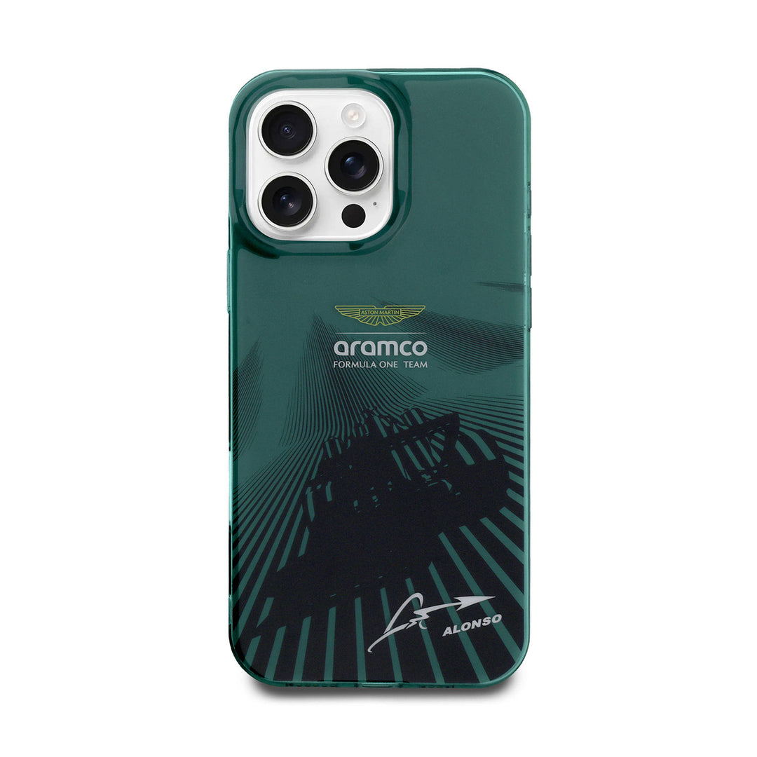 Alonso's Signature iPhone Case - Aston Martin F1 - Fueler™ - ARHCP16SUMIAN-1325 - fueler.store - Accessories & Gifts