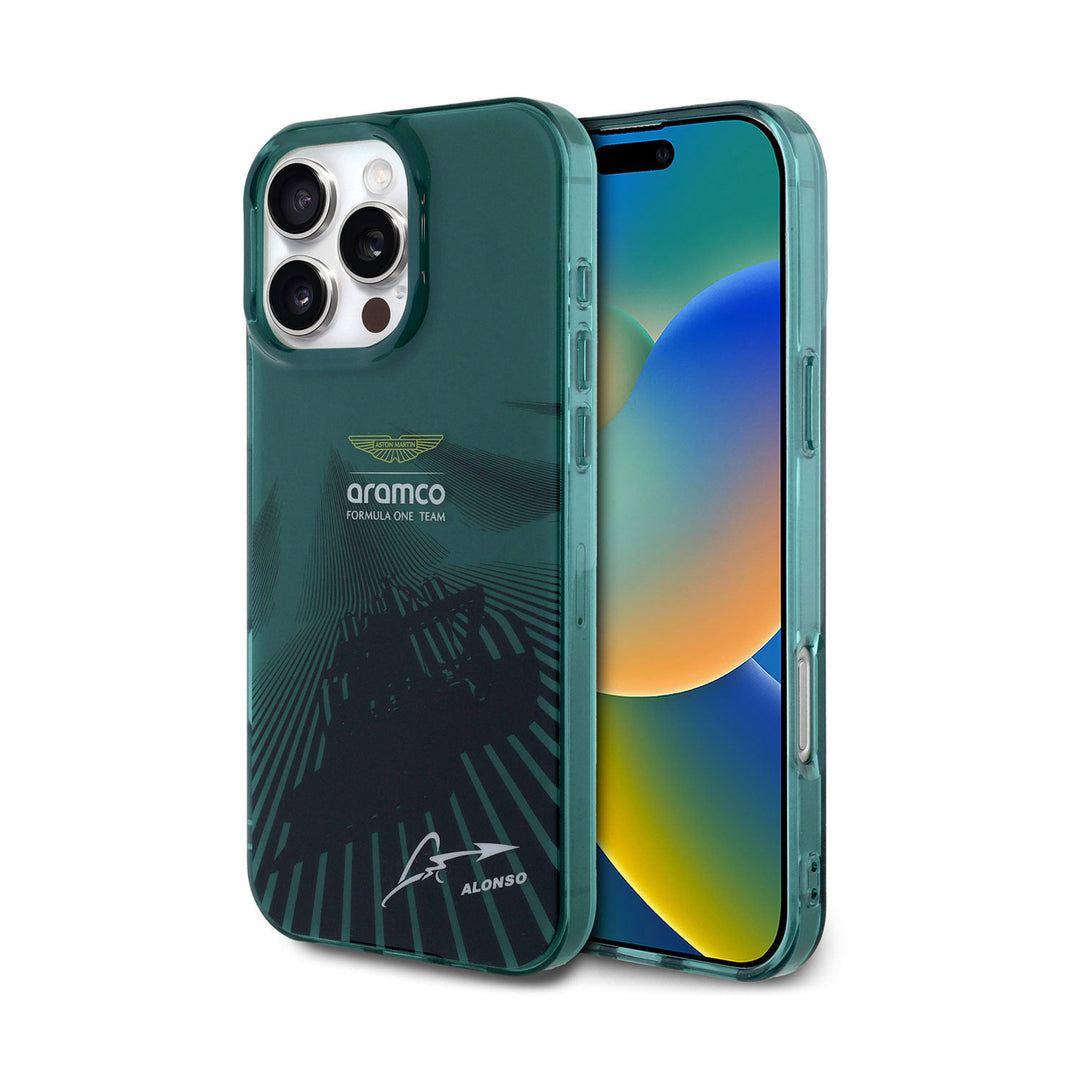 Alonso's Signature iPhone Case - Aston Martin F1 - Fueler™ - ARHCP16SUMIAN-1325 - fueler.store - Accessories & Gifts