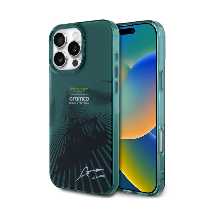 Alonso's Signature iPhone Case - Aston Martin F1 - Fueler™ - ARHCP16SUMIAN-1325 - fueler.store - Accessories & Gifts