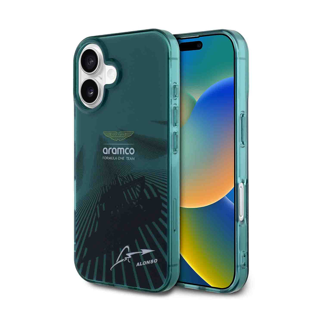 Alonso's Signature iPhone Case - Aston Martin F1 - Fueler™ - ARHCP16SUMIAN-1325 - fueler.store - Accessories & Gifts