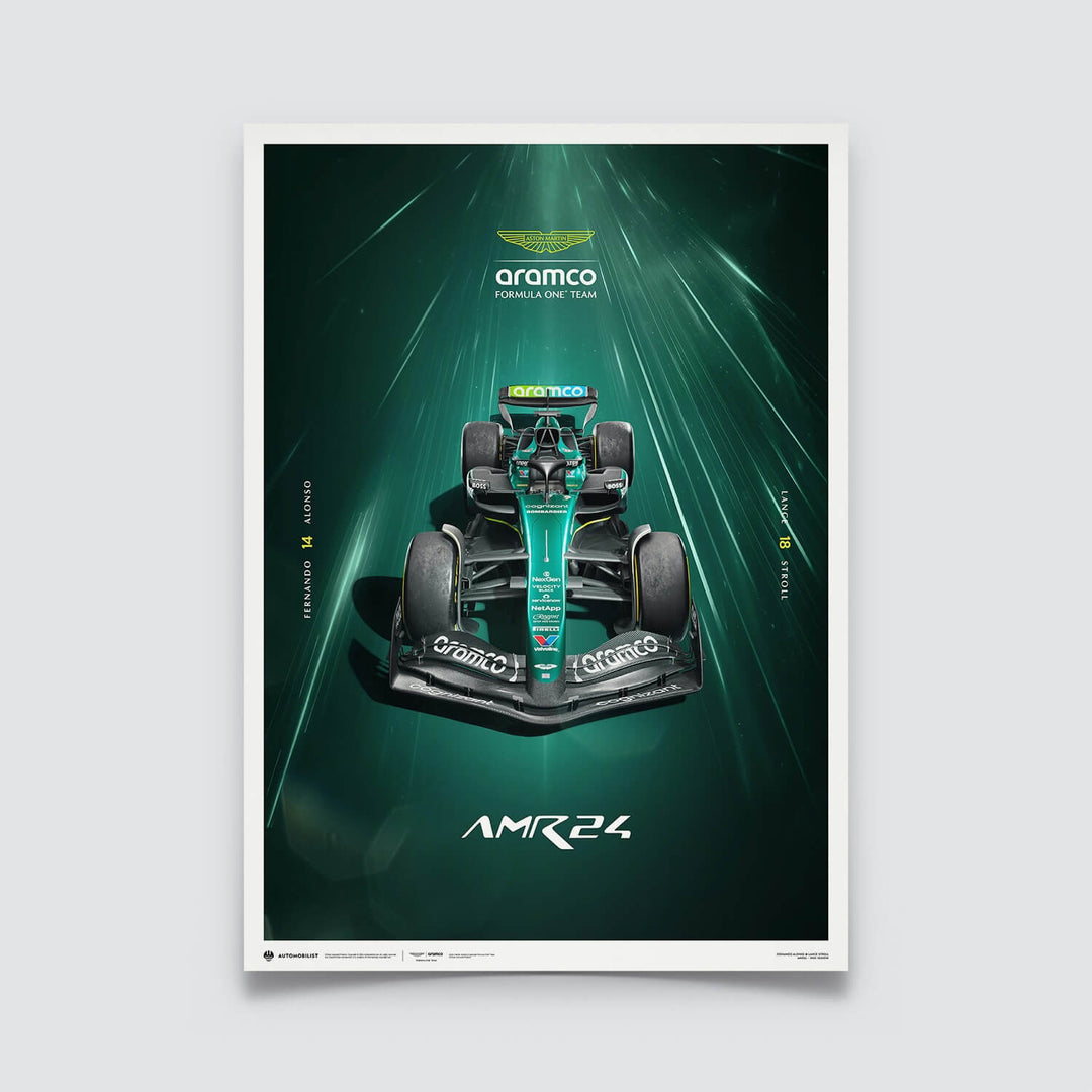 AMR24 - Hyper-Focus - 2024 | Large - Aston Martin F1 - Fueler™ - PROD01004870 - fueler.store - Poster