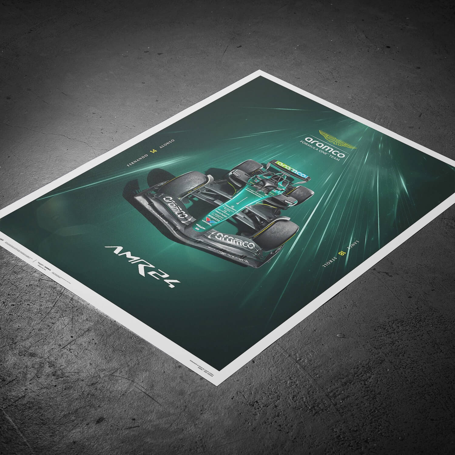 AMR24 - Hyper-Focus - 2024 | Large - Aston Martin F1 - Fueler™ - PROD01004870 - fueler.store - Poster