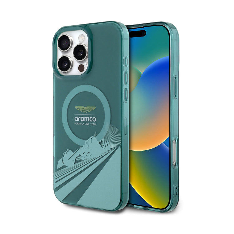 Aramco AMF1 iPhone Case - Aston Martin F1 - Fueler™ - ARHMP16SUF1N-0960 - fueler.store - Accessories & Gifts