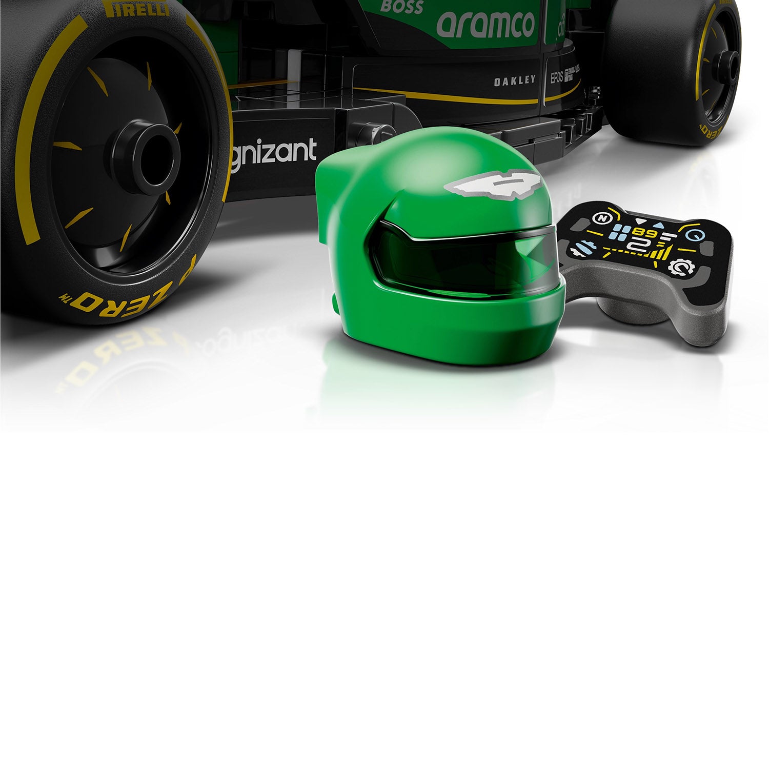 Aston Martin AMR24 2024 1:25 Lego Car Model - Aston Martin F1 - Fueler™ - 77245 - fueler.store - Car Model