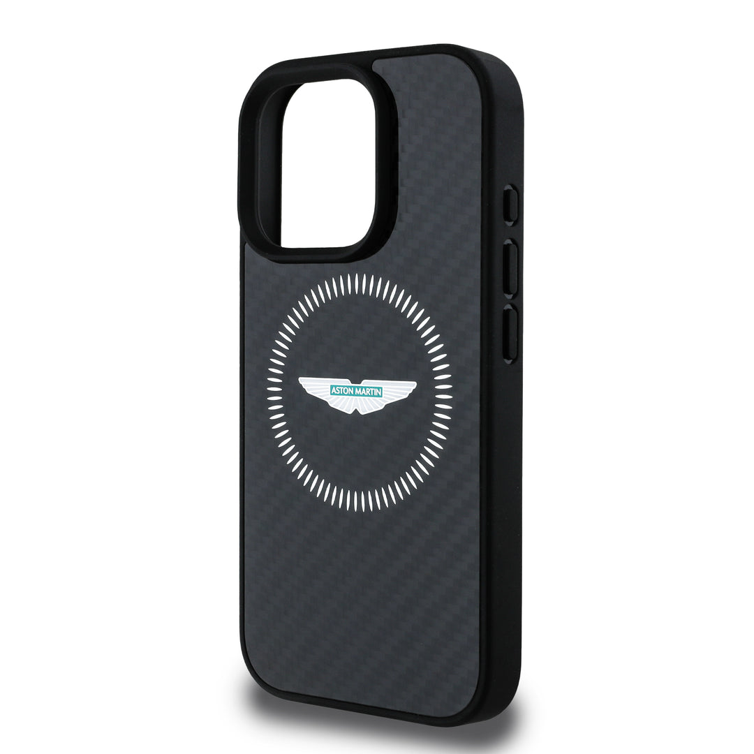 Carbon Fiber Counter Design iPhone Case - Aston Martin F1 - Fueler™ - ASHMP16SFCOS-3664 - fueler.store - Accessories & Gifts