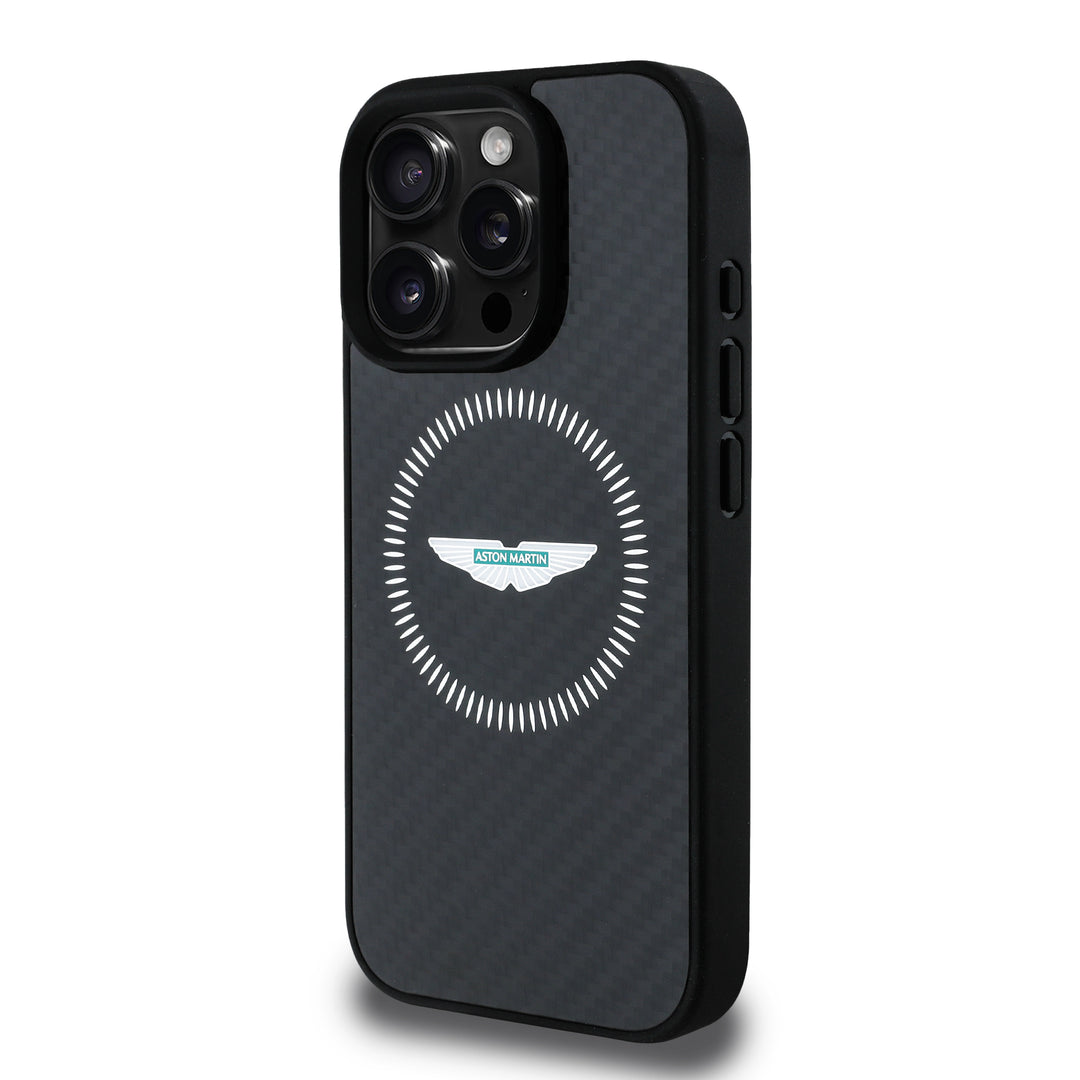 Aston Martin F1 Carbon Fiber Counter Design iPhone Case | F1 Merchandise in USA Aston Martin F1 Carbon Fiber Counter Design iPhone Case | F1 Merchandise in USA