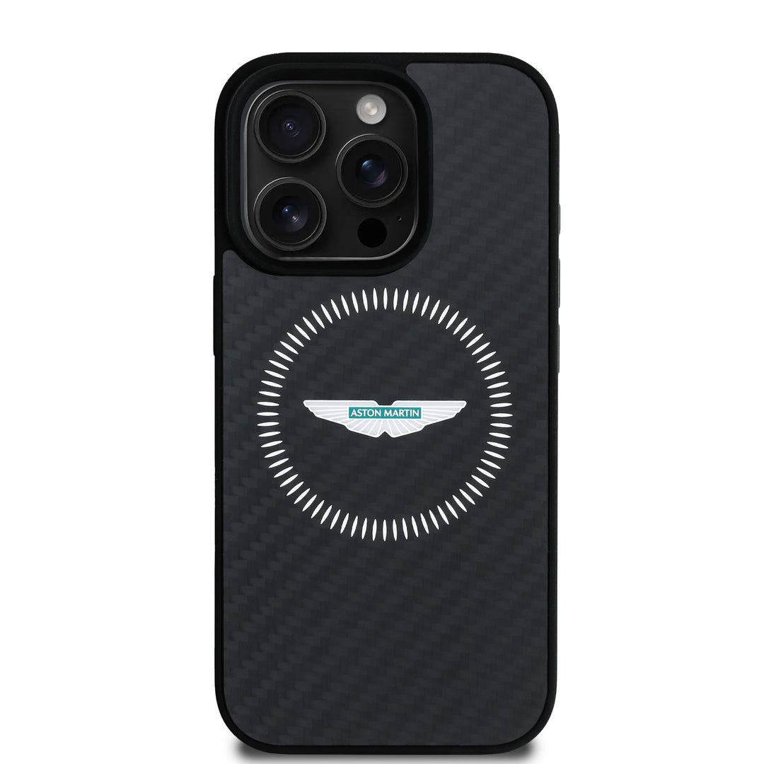 Carbon Fiber Counter Design iPhone Case - Aston Martin F1 - Fueler™ - ASHMP16SFCOS-3664 - fueler.store - Accessories & Gifts