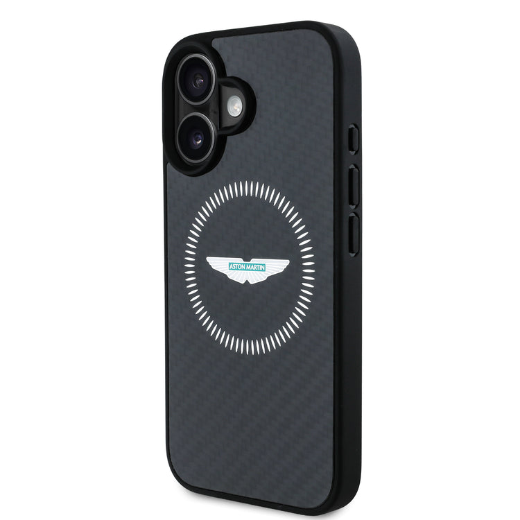 Carbon Fiber Counter Design iPhone Case - Aston Martin F1 - Fueler™ - ASHMP16SFCOS-3664 - fueler.store - Accessories & Gifts