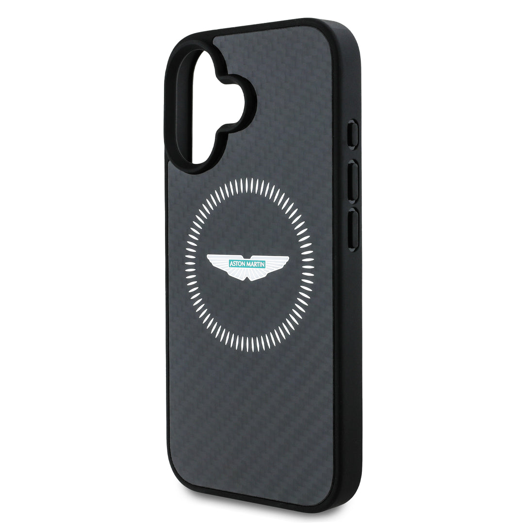 Carbon Fiber Counter Design iPhone Case - Aston Martin F1 - Fueler™ - ASHMP16SFCOS-3664 - fueler.store - Accessories & Gifts