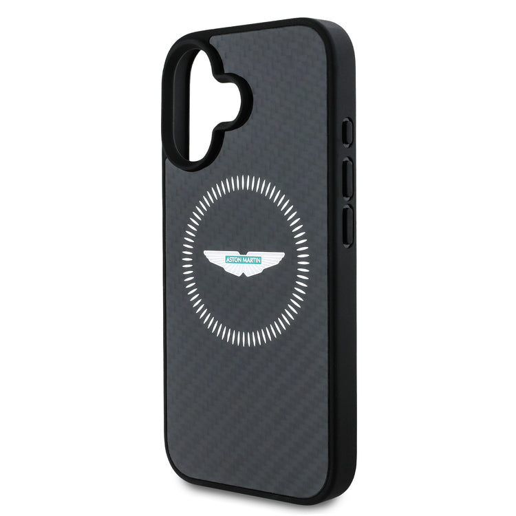 Carbon Fiber Counter Design iPhone Case - Aston Martin F1 - Fueler™ - ASHMP16SFCOS-3664 - fueler.store - Accessories & Gifts