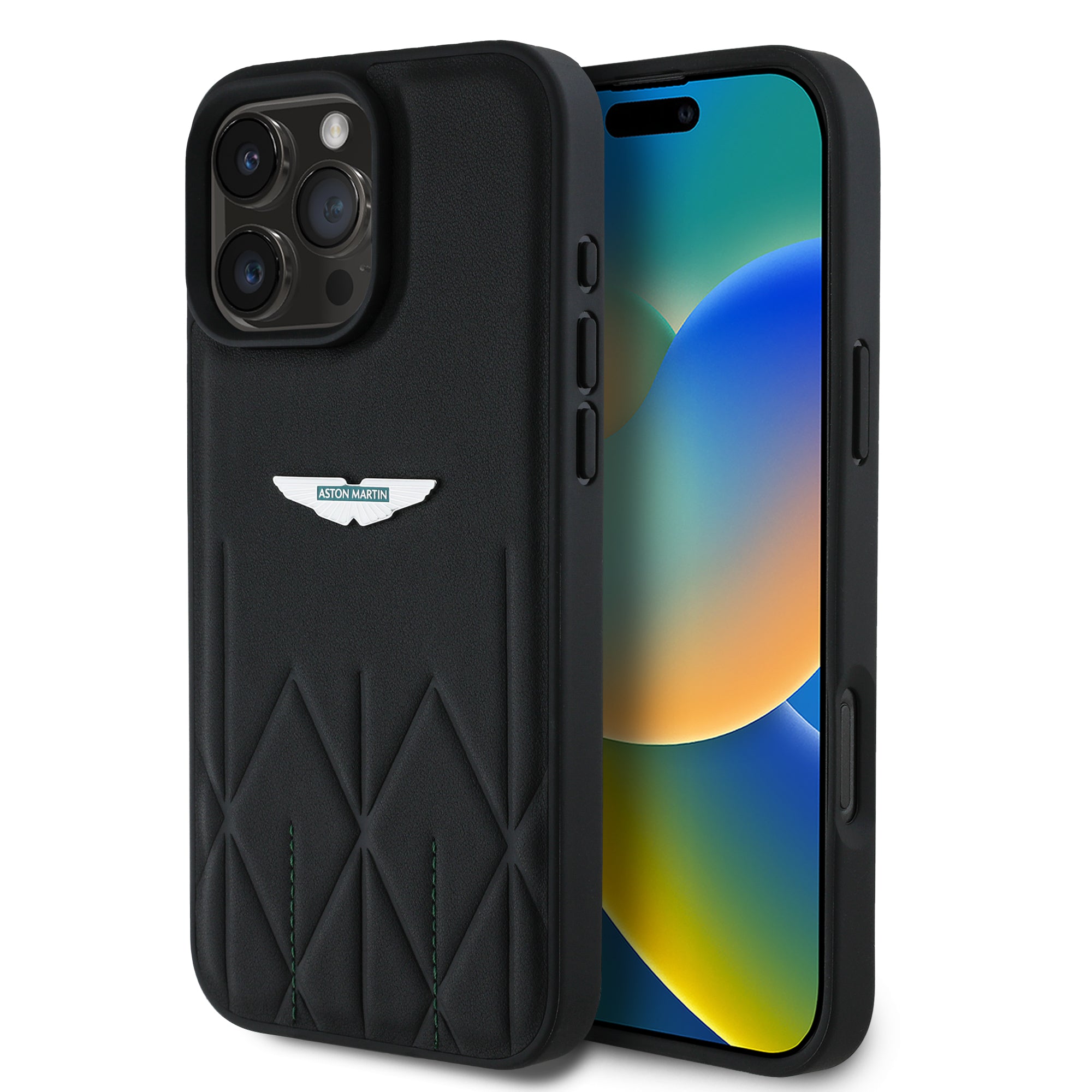 Leather iPhone Case - Aston Martin F1 - Fueler™ - ASHCP16SPDIK-2407 - fueler.store - Accessories & Gifts