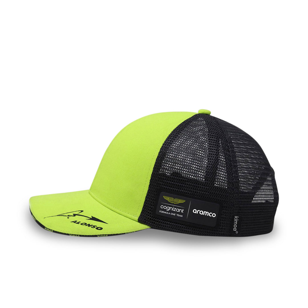 Lime Kimoa Alonso Cap - Aston Martin F1 - Fueler™ - GO0S23993300 - fueler.store - Cap