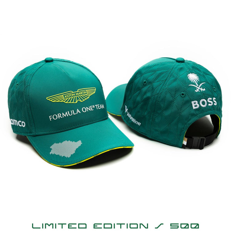 Official Team Cap - Saudi Limited Edition - Aston Martin F1 - Fueler™ - 861500114001000 - fueler.store - Cap