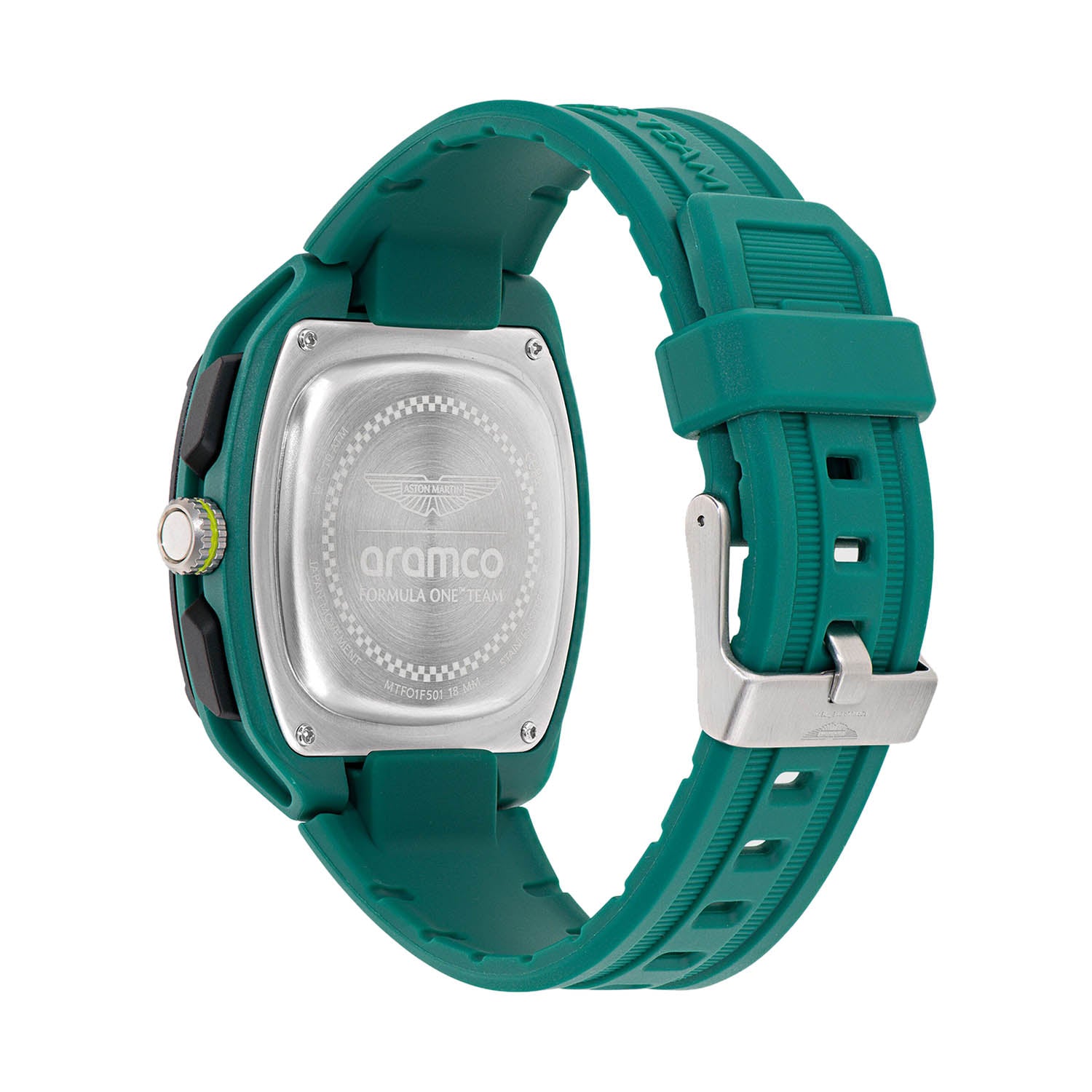 Aston Martin F1 - OVR Green Silicone Strap Watch - Watch - Fueler™ 