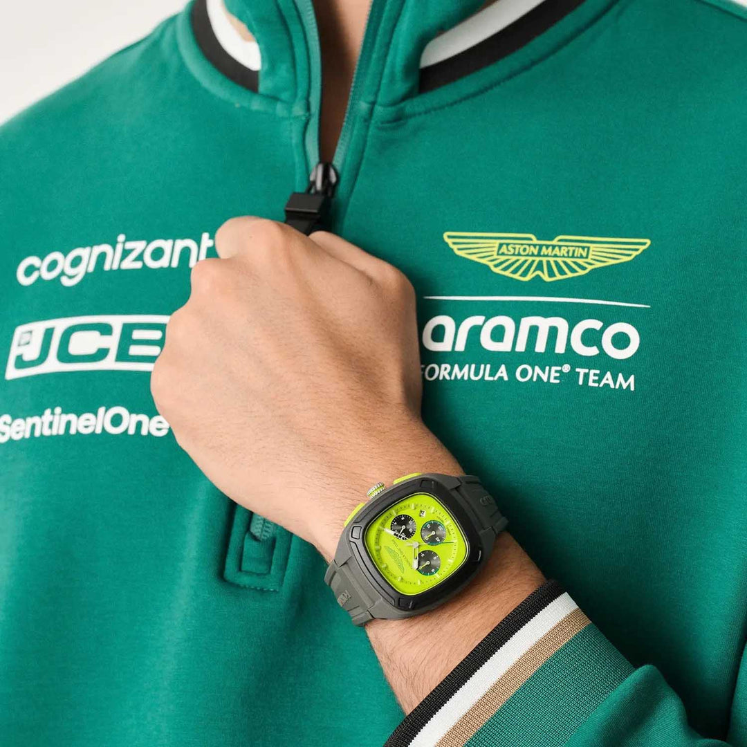 Aston Martin F1 - OVR Grey Silicone Strap Watch - Watch - Fueler™ 