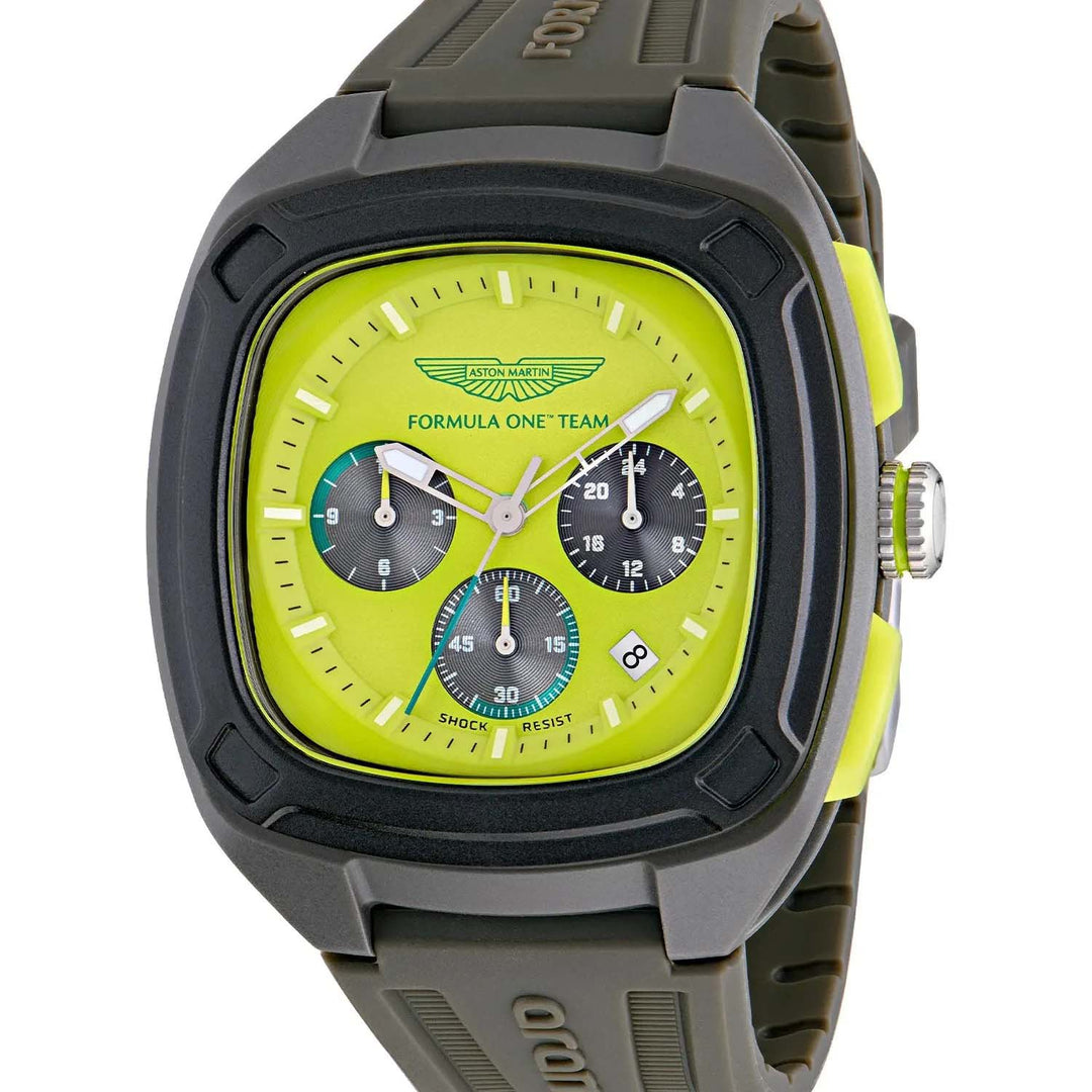 Aston Martin F1 - OVR Grey Silicone Strap Watch - Watch - Fueler™ 