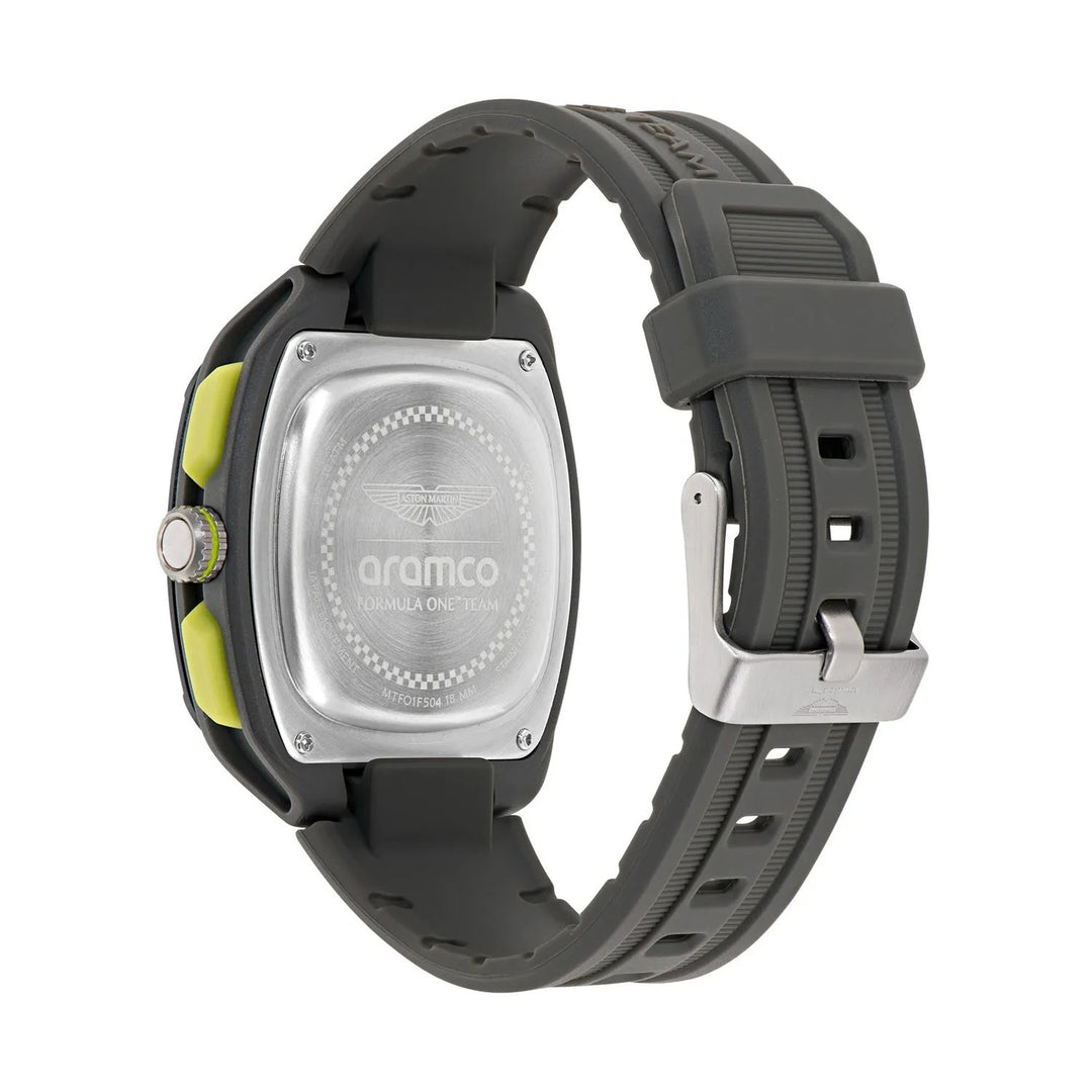 Aston Martin F1 - OVR Grey Silicone Strap Watch - Watch - Fueler™ 