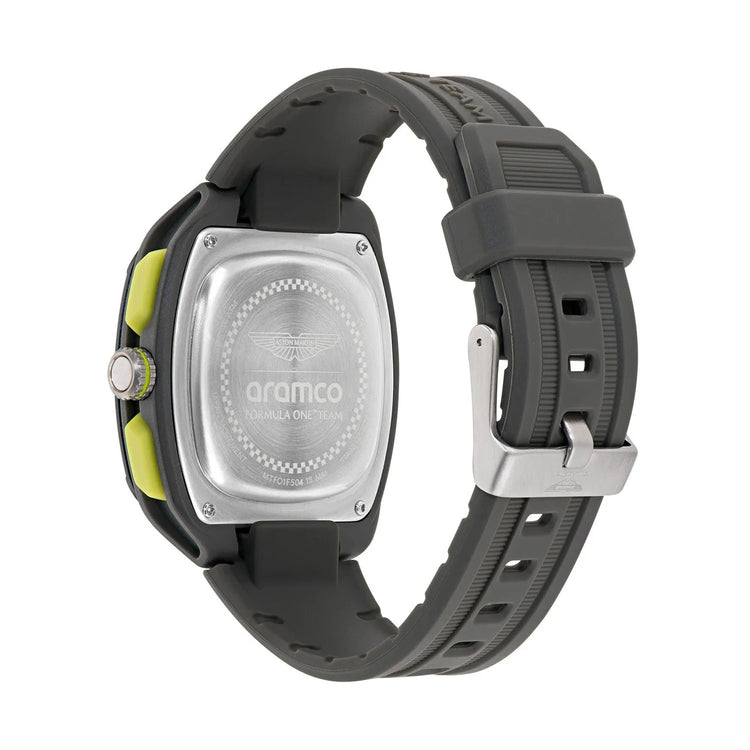 Aston Martin F1 - OVR Grey Silicone Strap Watch - Watch - Fueler™ 