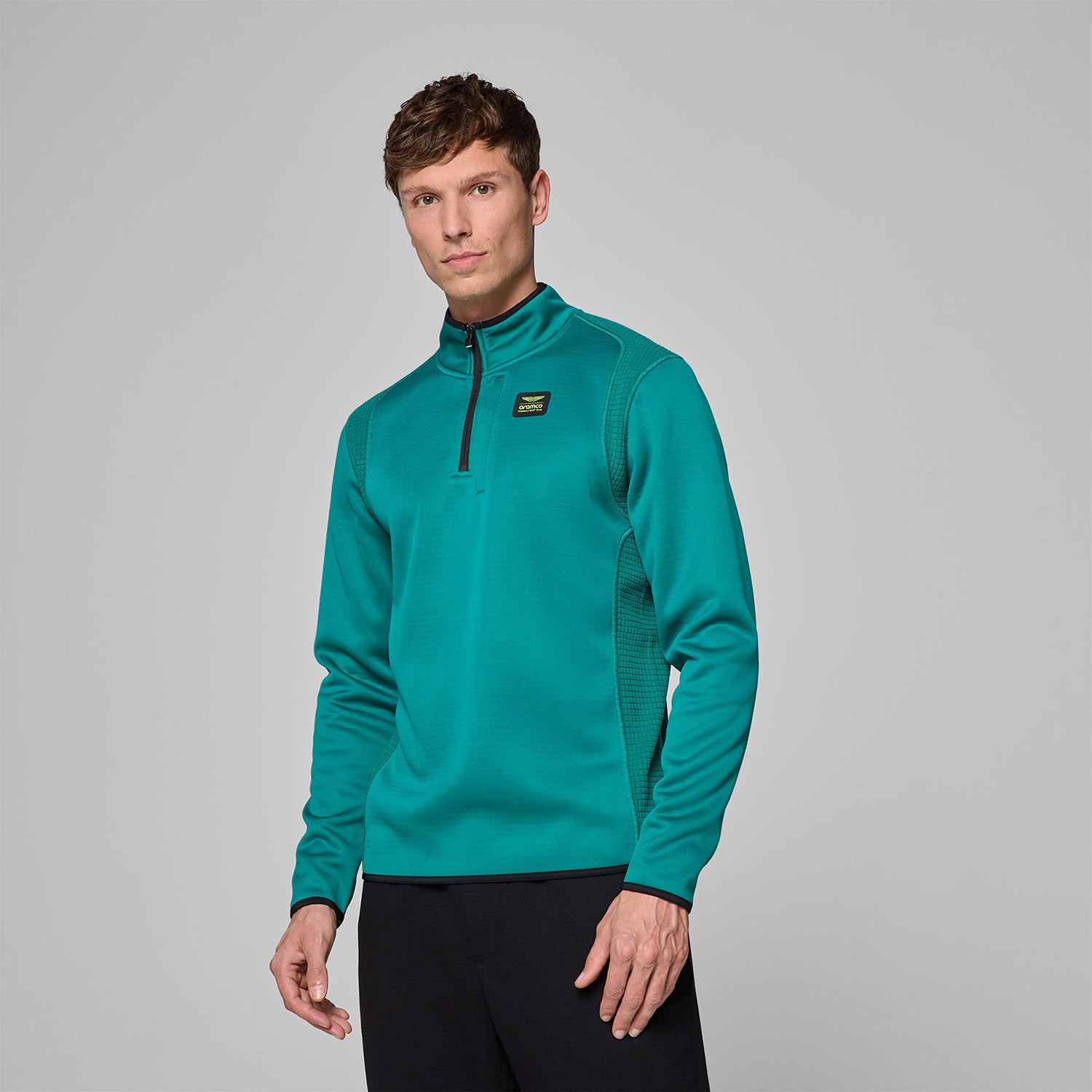 Quarter Zip Sweatshirt - Aston Martin F1 - Fueler™ - 701232500001803 - fueler.store - Hoody