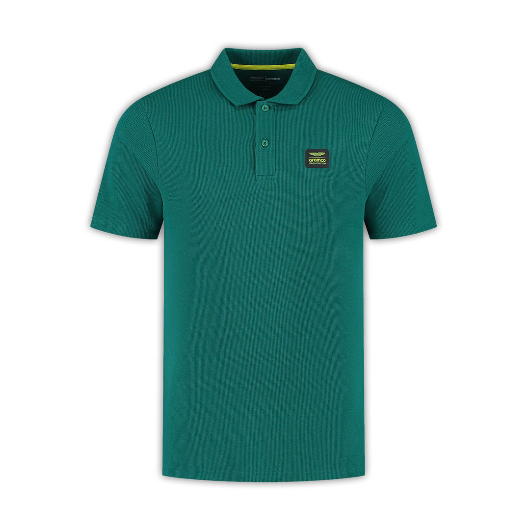 Aston Martin F1 - Tech Waffle Polo - Polo - Fueler™ 