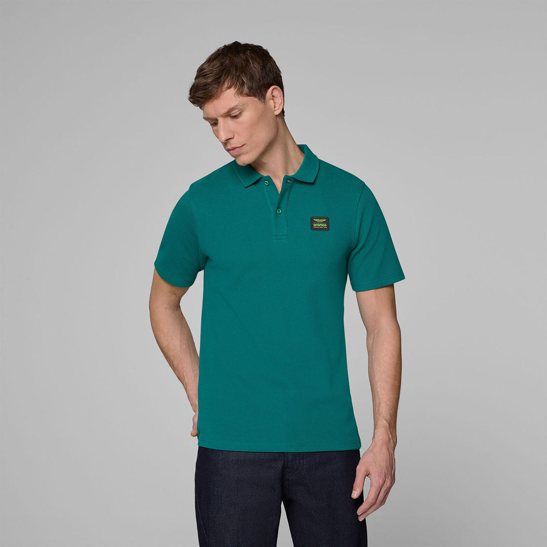 Aston Martin F1 - Tech Waffle Polo - Polo - Fueler™ 
