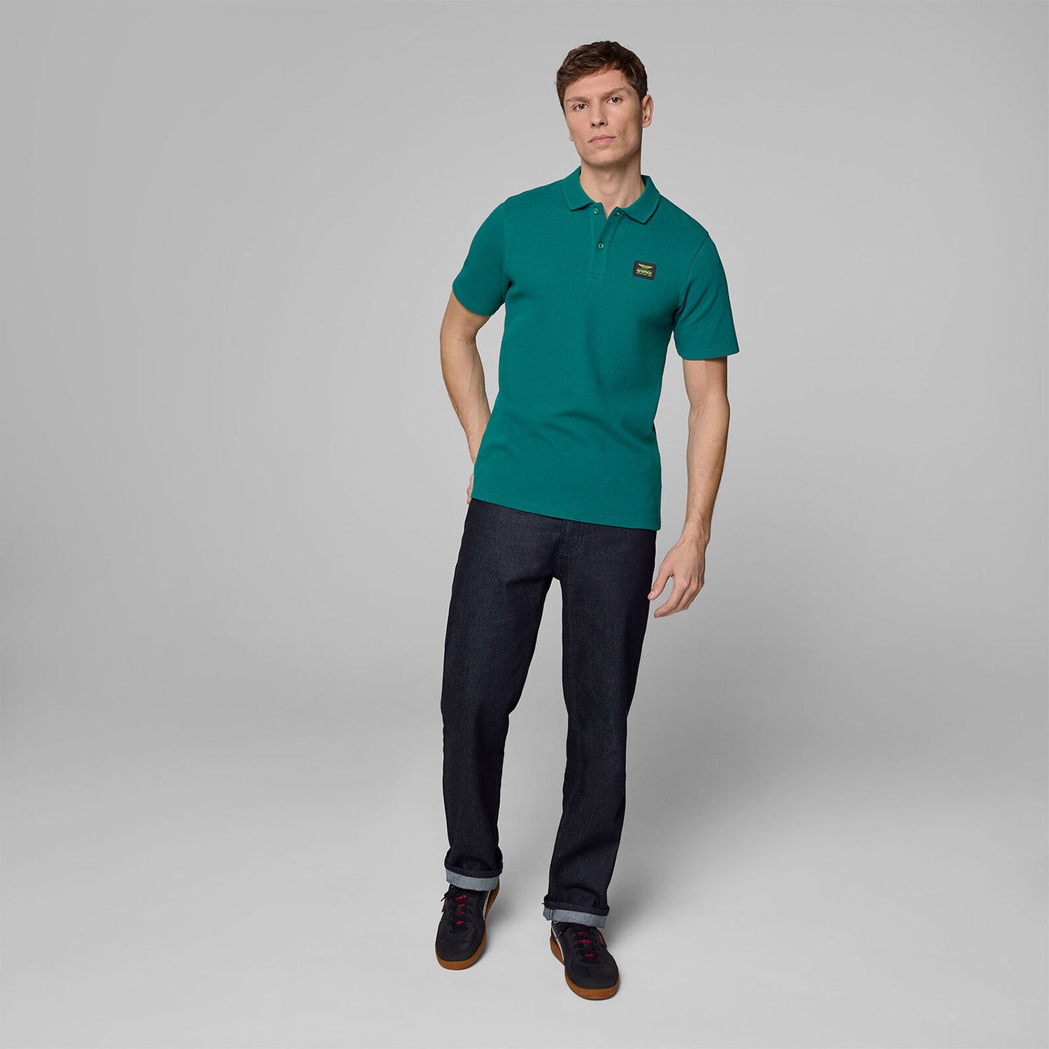Aston Martin F1 - Tech Waffle Polo - Polo - Fueler™ 